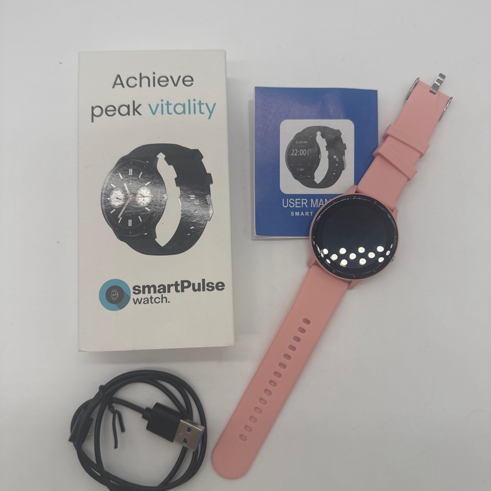 Achieve Peak Vitailty SmartPulse Watch Pink